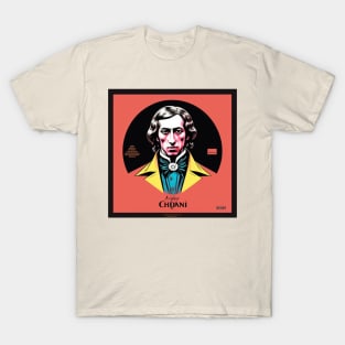 Pop Art Chopin Vinyl Record Album III T-Shirt